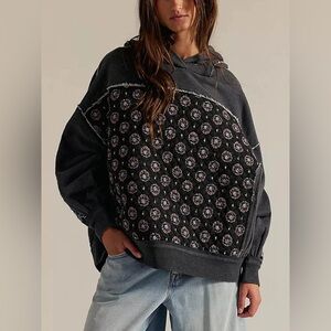 Free people We The Free Get Ditsy Hoodie
